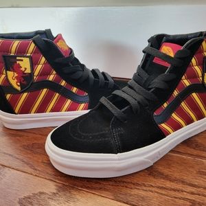 VANS Harry Potter Gryffindor Hogwarts Sk8-Hi Shoes Men's Size 6.5 Womens 8